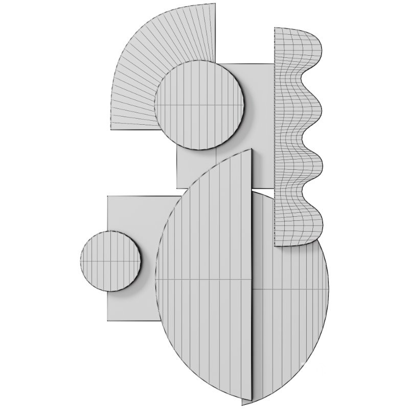 Decorative Panel 3D ART RELIEF 64 Image 4