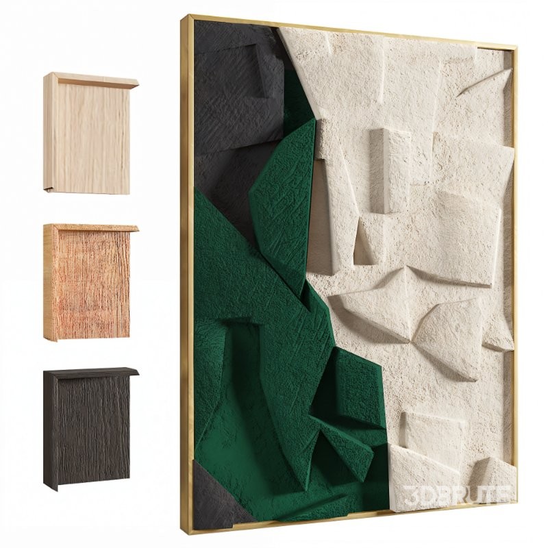 Contemporary 3D Wall Art Image 6
