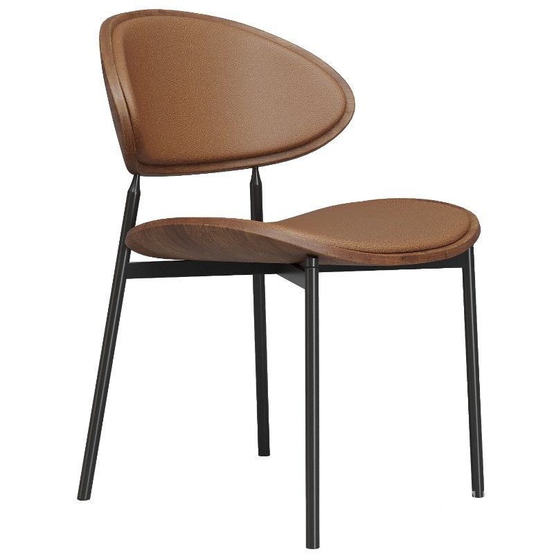 Lars Leather Dining Chairs Image 2