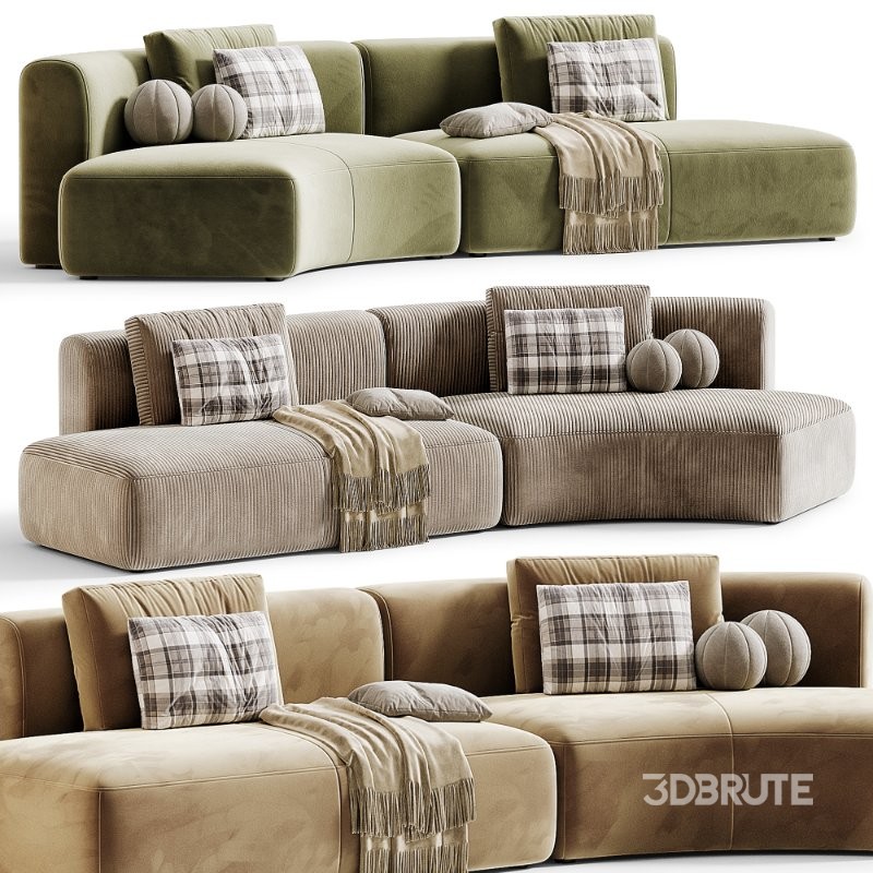 Cosy Curve Modular Sofa by MDF Italia Image 5