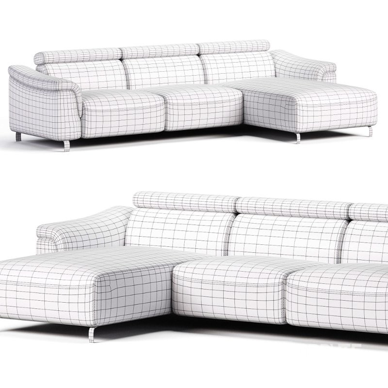 Fabric Aqua Clean L shape Sofa Image 4