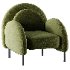 Caldera Velvet Olive Armchair - Thumbnail 2
