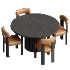 Colton Chair and Harlow Dining Table set - Thumbnail 6