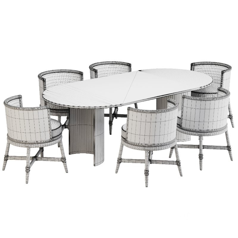 Dinning chair and table329 Image 3