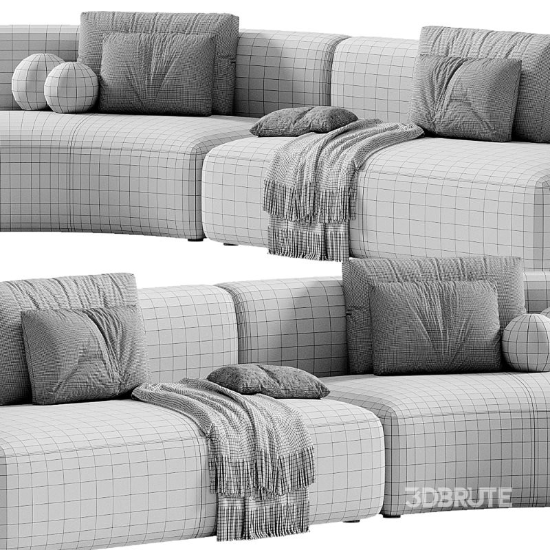 Cosy Curve Modular Sofa by MDF Italia Image 6