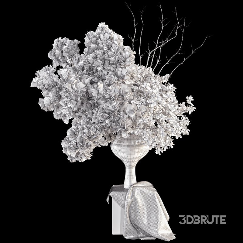 Crimson Accents Pine Vase 48 Image 5