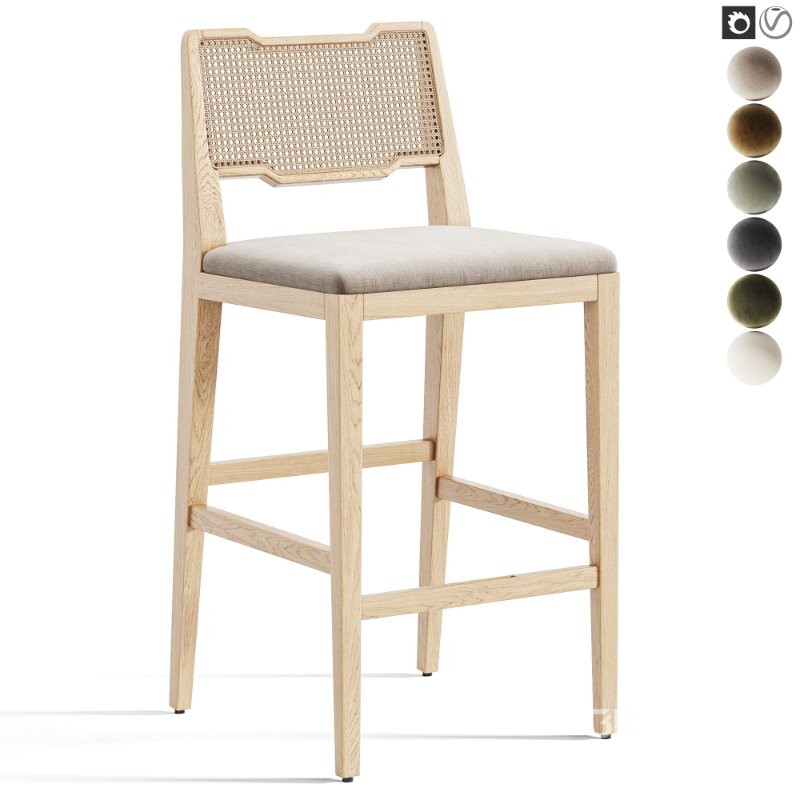 Eva Bar Chair By Domkapa Image 1