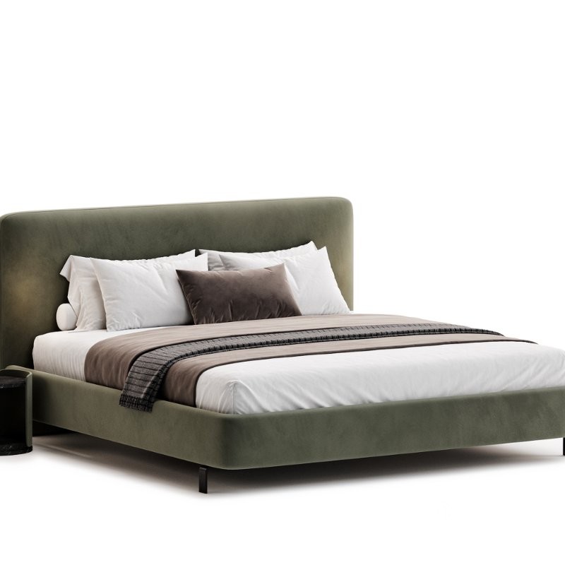 Buddy Double Bed with Legs Image 1