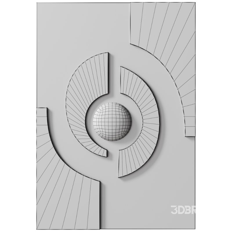 Decorative 3D Art Relief Panel 69 Image 4