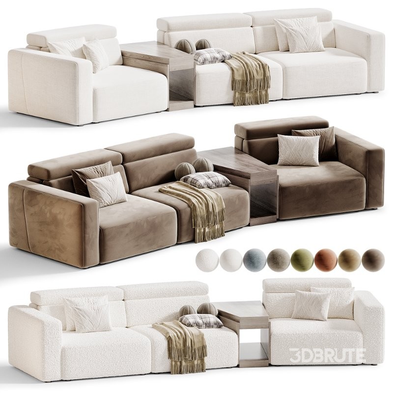 Domus Modular Sofa by Natuzzi Image 5