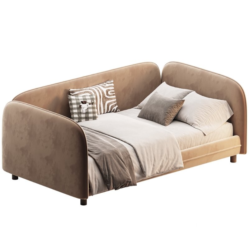 Childrens bed Debbie-1 80 Velvet Image 2