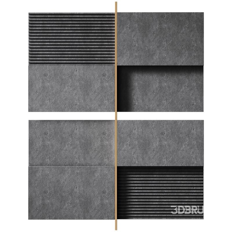 Decorative Panel 3D ART RELIEF 186 Image 1