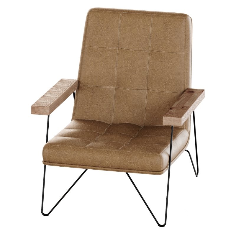 Zeus Leather Armchair Image 6