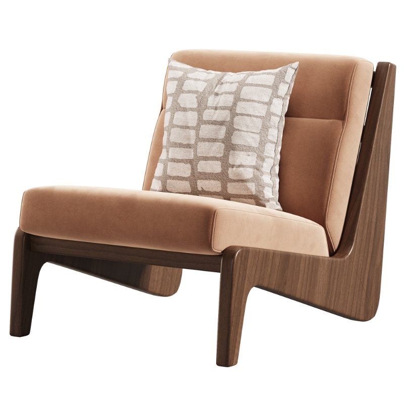 Fletcher Outdoor Armless Chair Natural Image 3