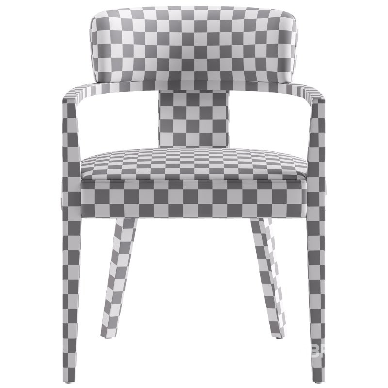 Lila Soft Beige Fabric Dining Chair Image 8