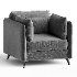 Sofia armchair, structural fabric - Thumbnail 2
