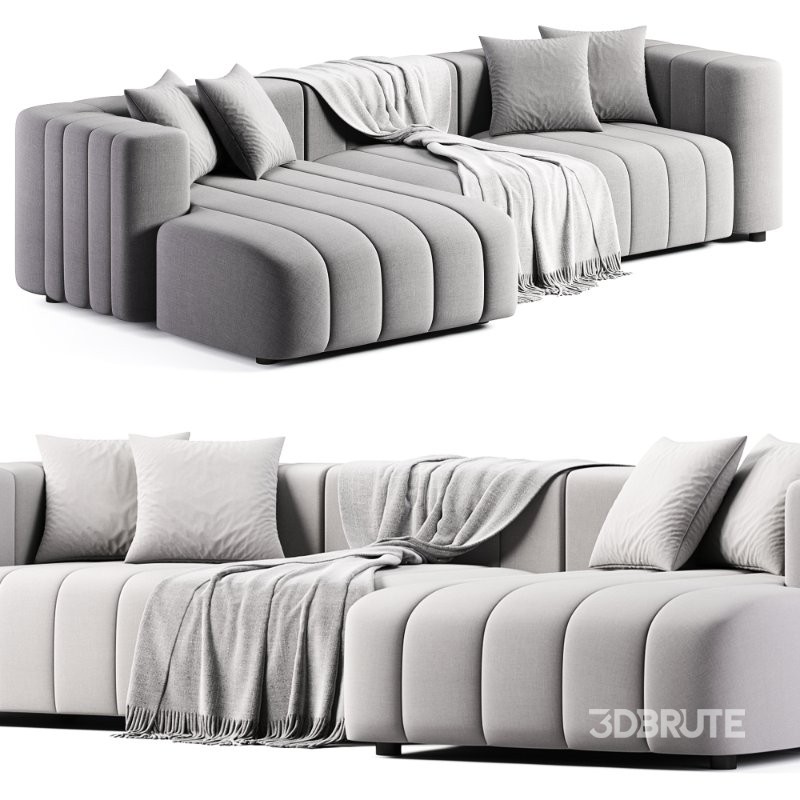 Bowry 3 Piece Modular Upholstered Image 3