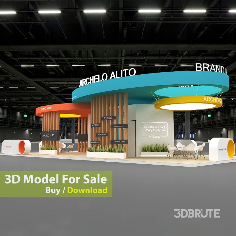 modern exhibition 3d Image 2