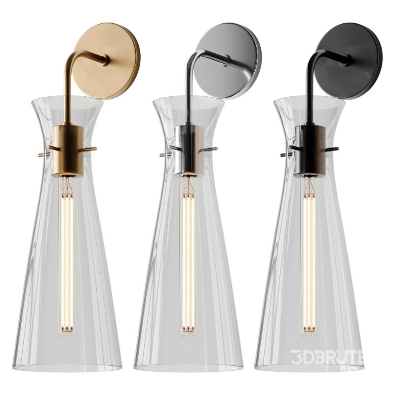 Minimalist Flare Sconce Image 3