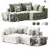 Corner sofa bed Douglas - Thumbnail 1