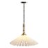 Vintage Pleated Pendant Lampshade Chandelier - Thumbnail 4