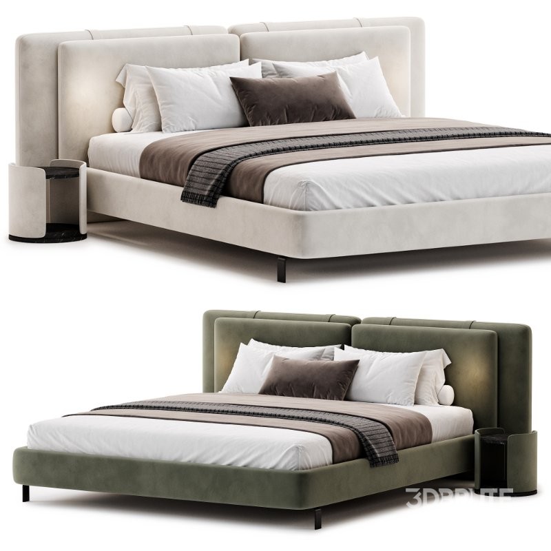 Minotti Tatlin Soft Bed Image 2
