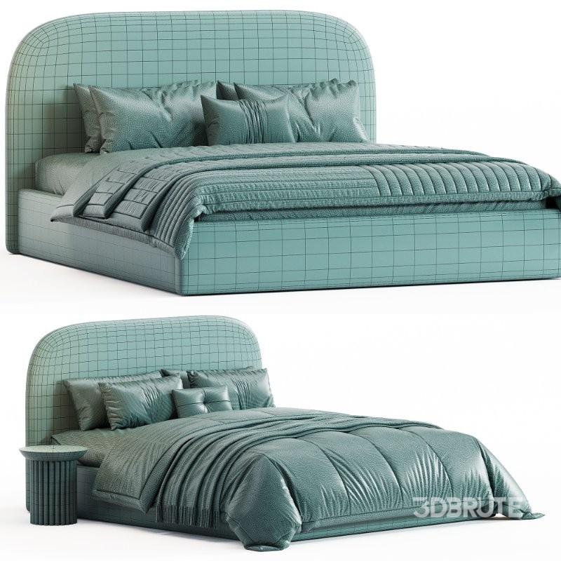 Bed Kevia 160 Soft Ginger Image 7