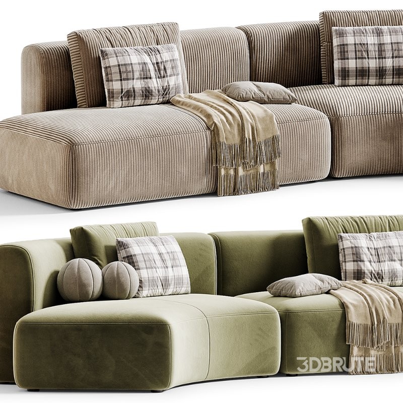 Cosy Curve Modular Sofa by MDF Italia Image 8