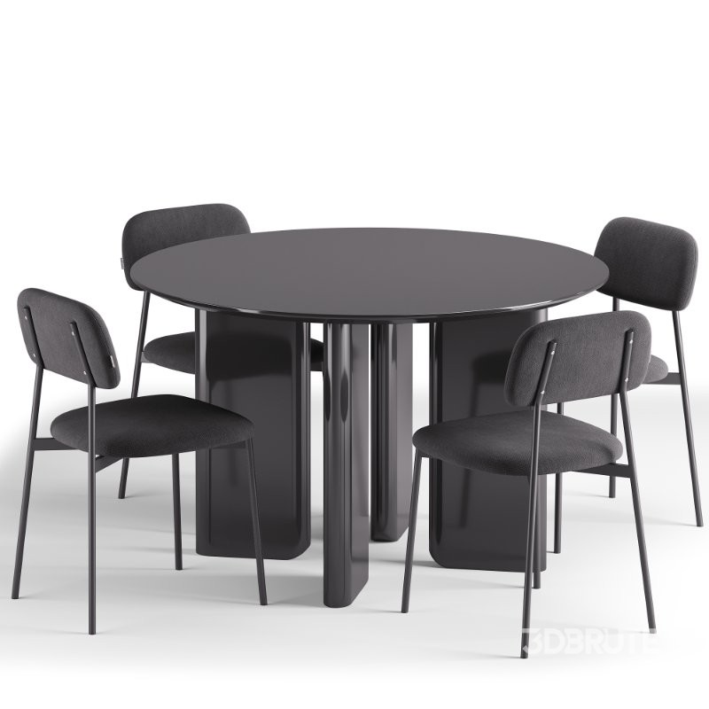 Milam Chair and Almont-2 Table Image 6