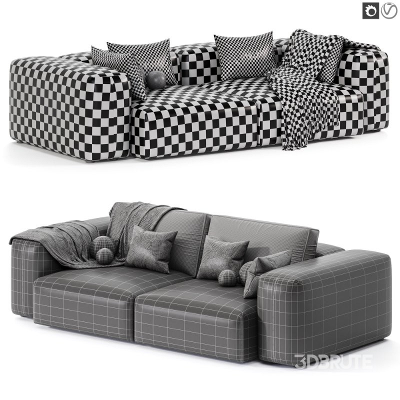 Straight sofa Fiji two section Image 2