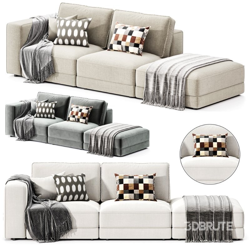 Noora 3 Modules w. open end by Bolia Image 5