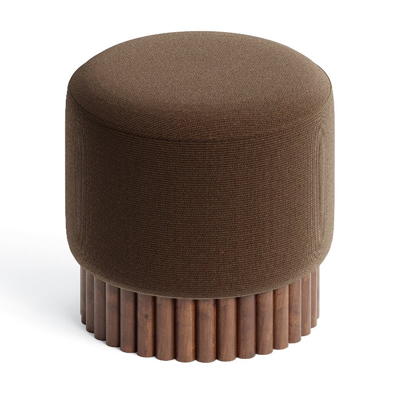 LOTO Pouf in Linen by Peca Image 2