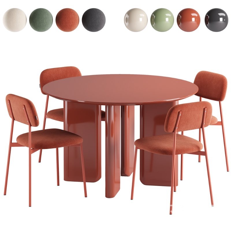 Milam Chair and Almont-2 Table Image 1