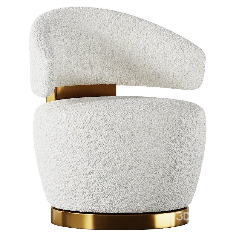 Austin Swivel Chair Oat Image 3