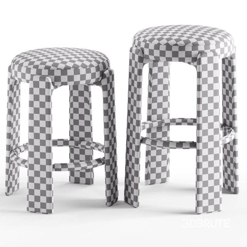 Granite stool By Kave Home Image 6