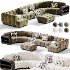 Biscuit Sectional Modular Sofa - Thumbnail 2