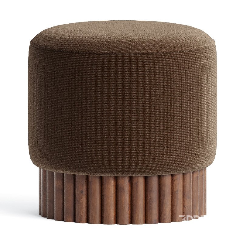 LOTO Pouf in Linen by Peca Image 3