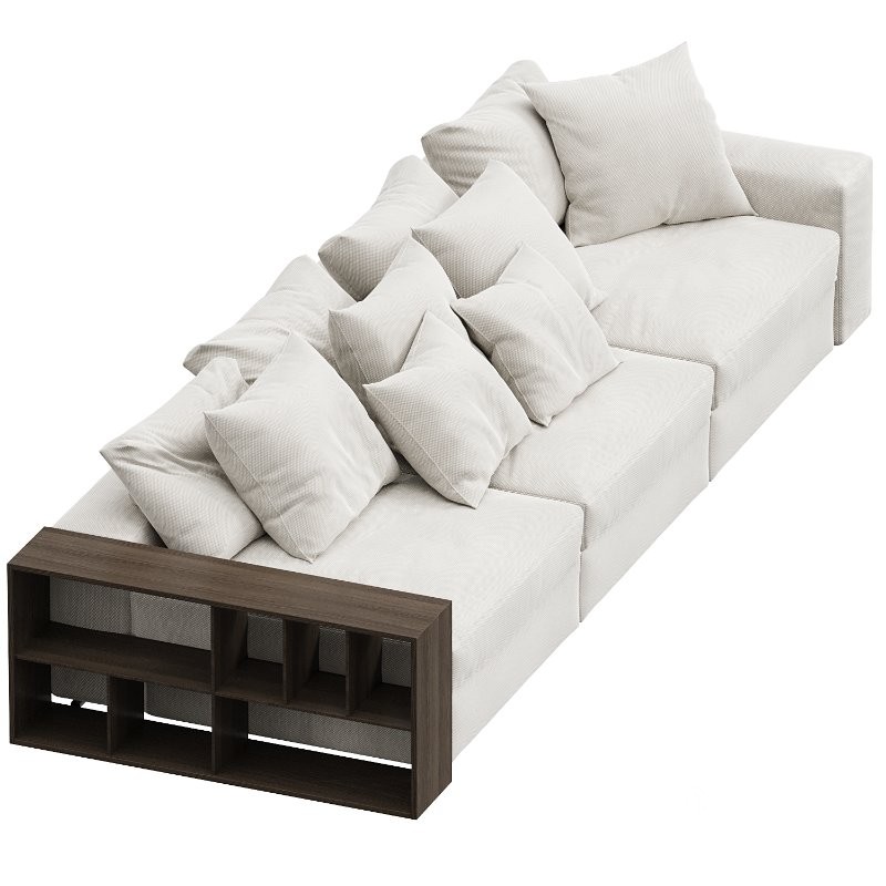 Groundpiece modular sofa by Flexform 11MXA Image 2