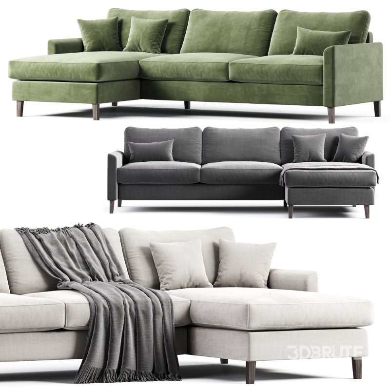 Izzy Chaise Sofa Image 1