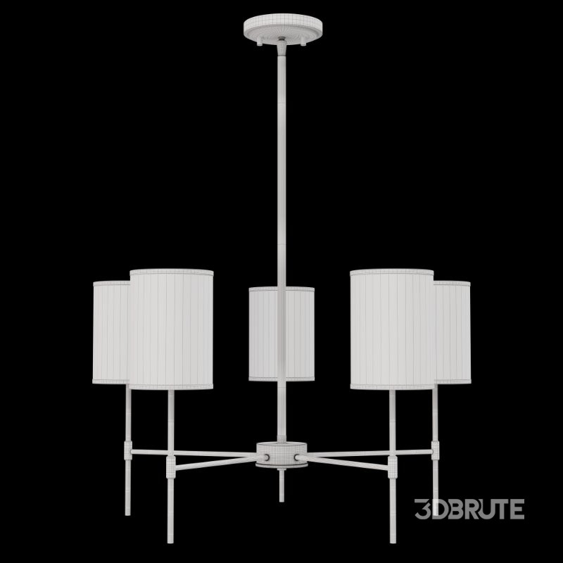 Trade Winds Lighting. Trade Winds Leslie 5-Light Chandelier Image 5