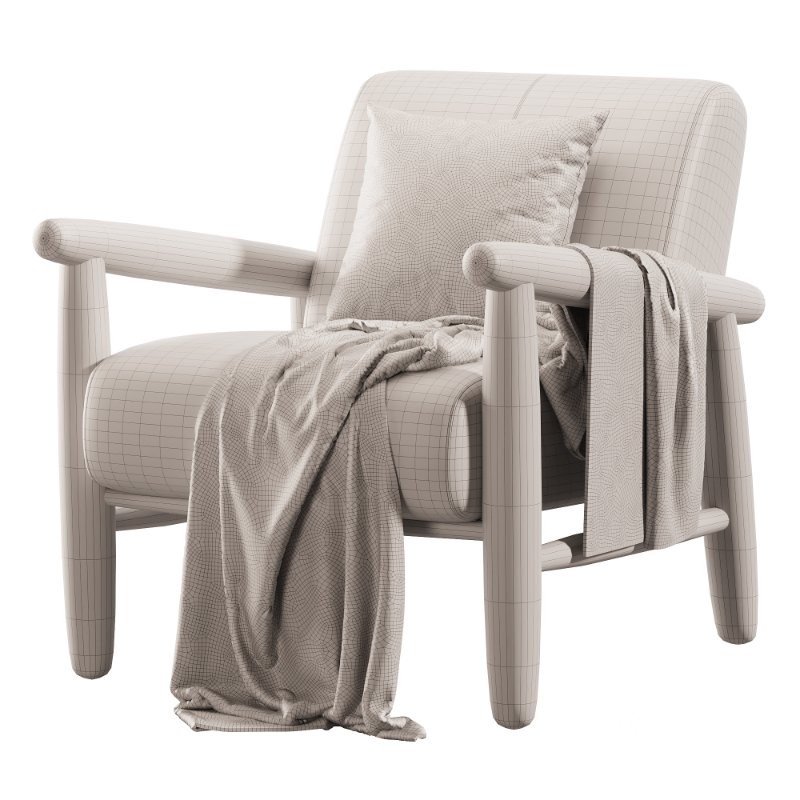 Oaklynn Leather Armchair Image 4