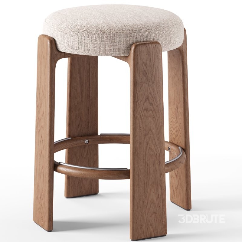 Granite stool By Kave Home Image 2