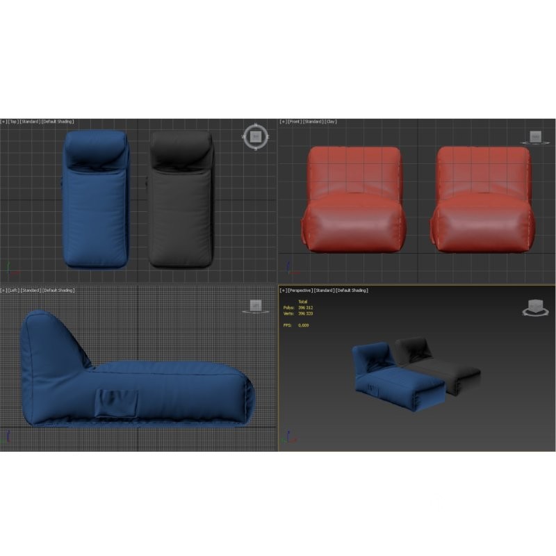 Large Microfiber Bean Bag Image 2