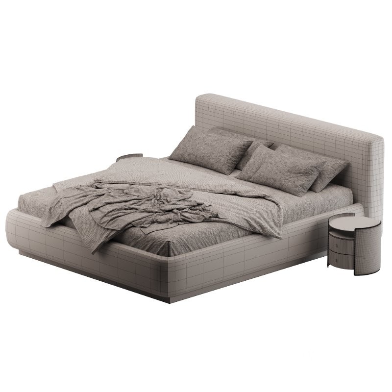 Gather Ivory Upholstered King Bed Image 6