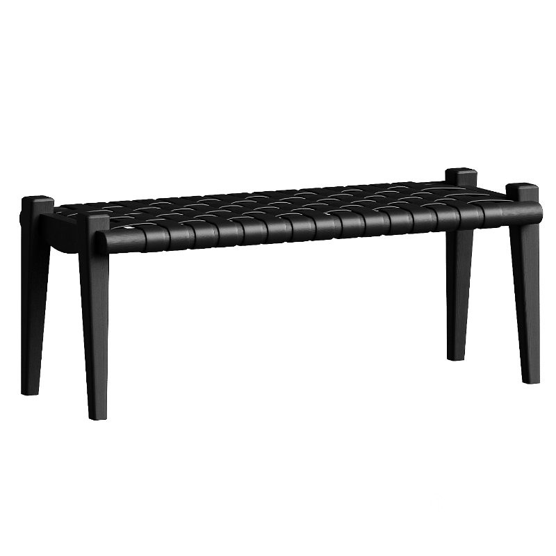 Salazar Leather Bench Image 1