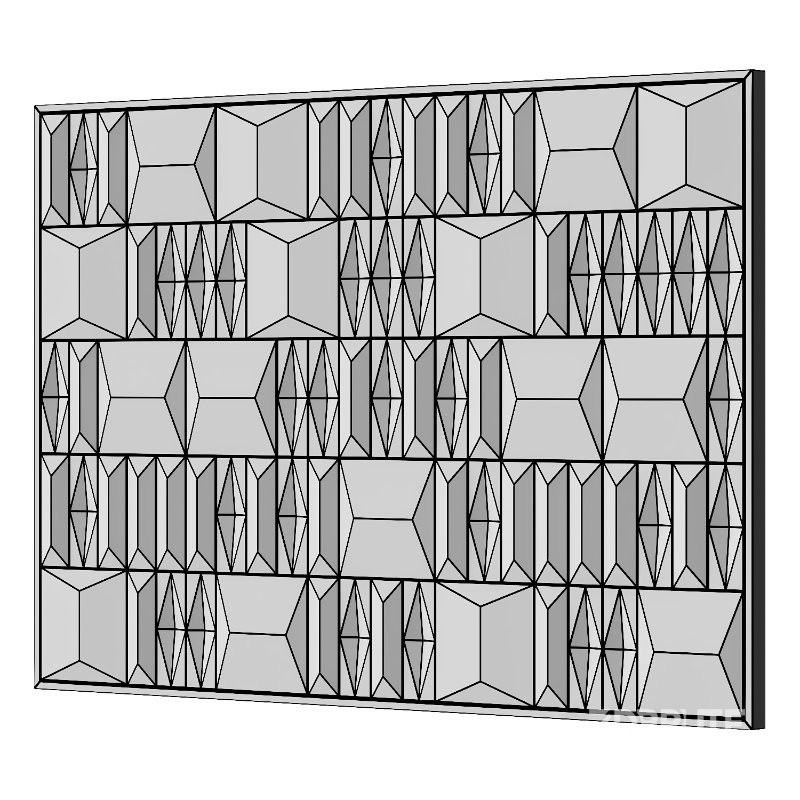 3D Art Relief 205 Terra Cota Tiles Panel by Theiatiles Image 5