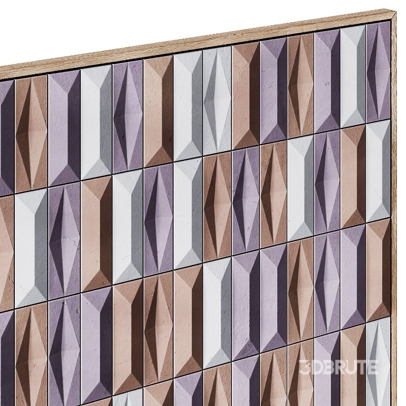 3D Art Relief 206 Terra Dawn Tiles Panel by Theiatiles Image 4