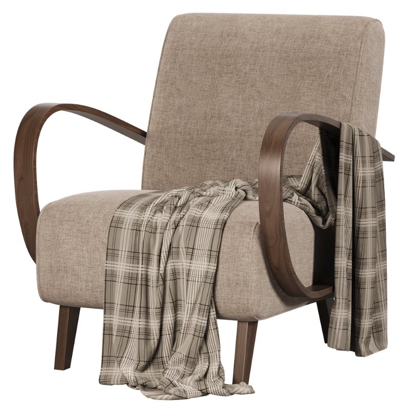 Armchair by Jindrich Halabala Image 6