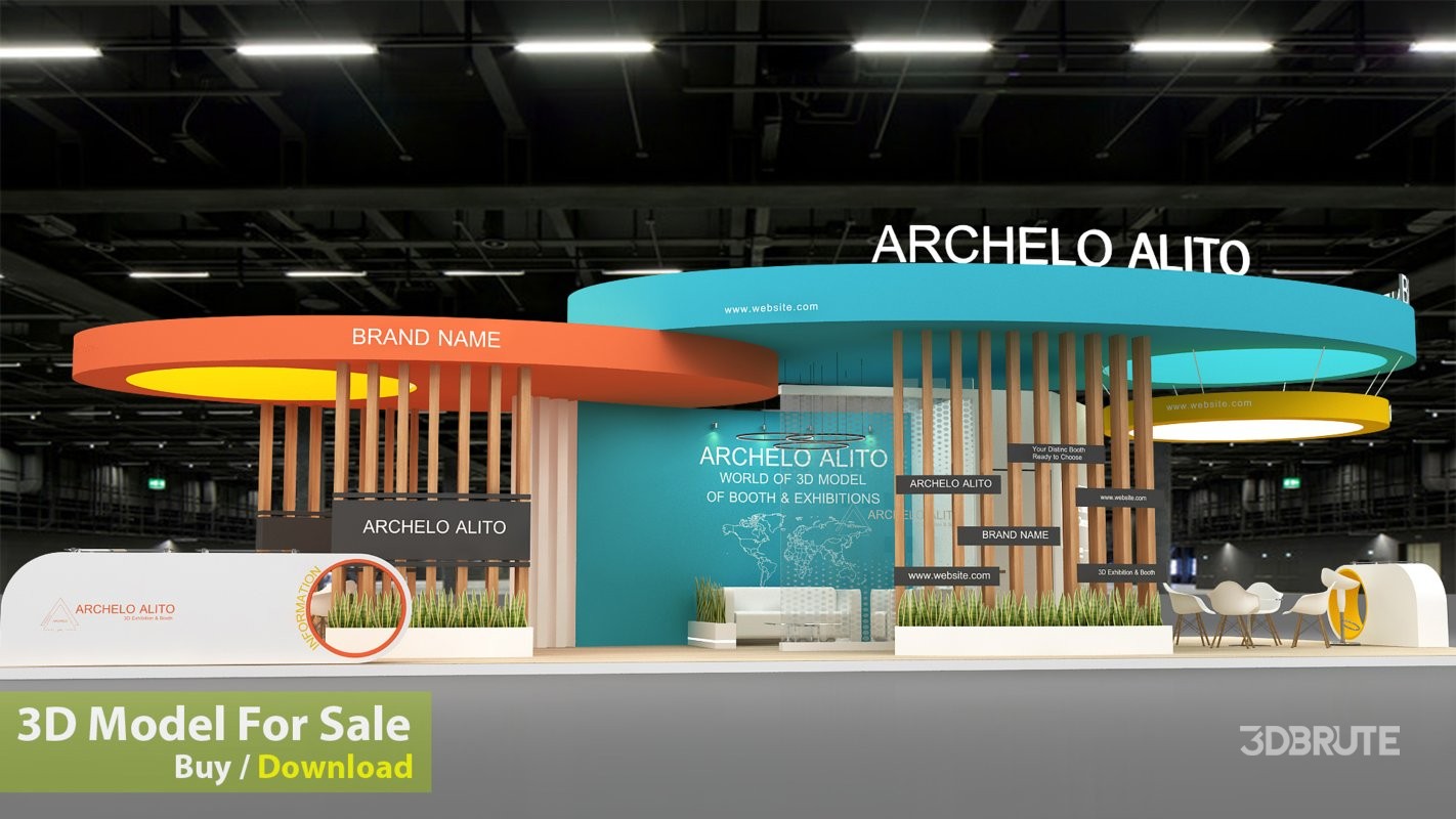 modern exhibition 3d Image 8