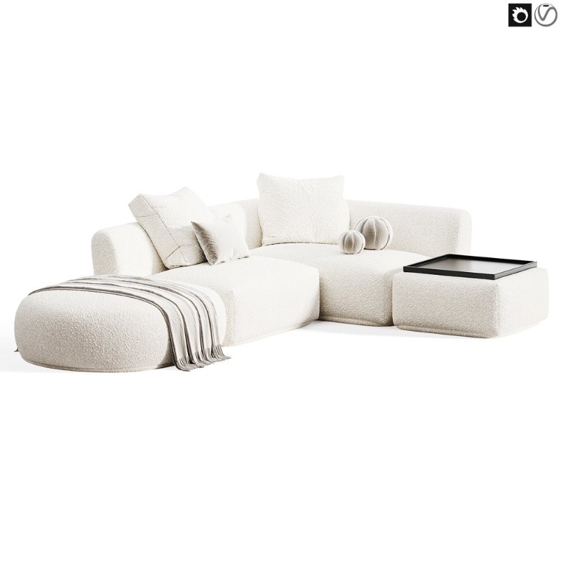 Corner modular sofa Fabro M Image 1